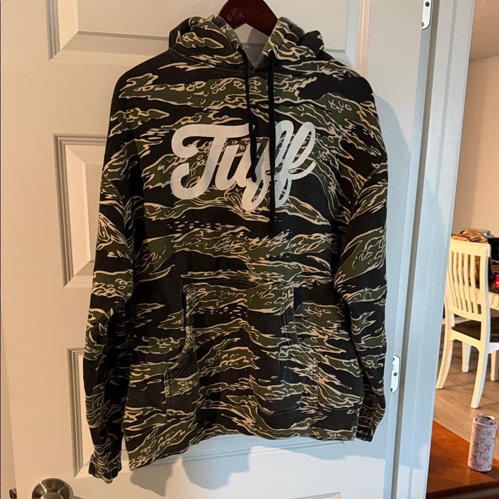 Tuff Athletics Camouflage Hoodie XL